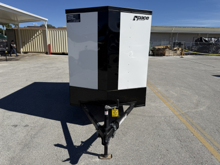 New 2026 Pace American 5x8 3K Rear Ramp Door W/ No Side Door Cargo / Enclosed Trailer