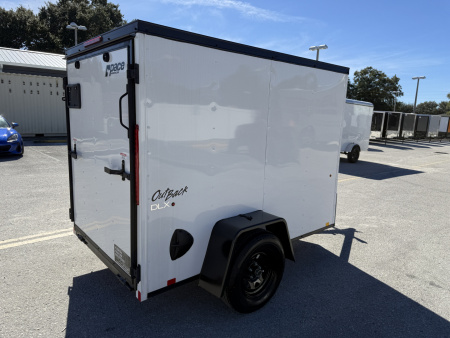 New 2026 Pace American 5x8 3K Rear Ramp Door W/ No Side Door Cargo / Enclosed Trailer