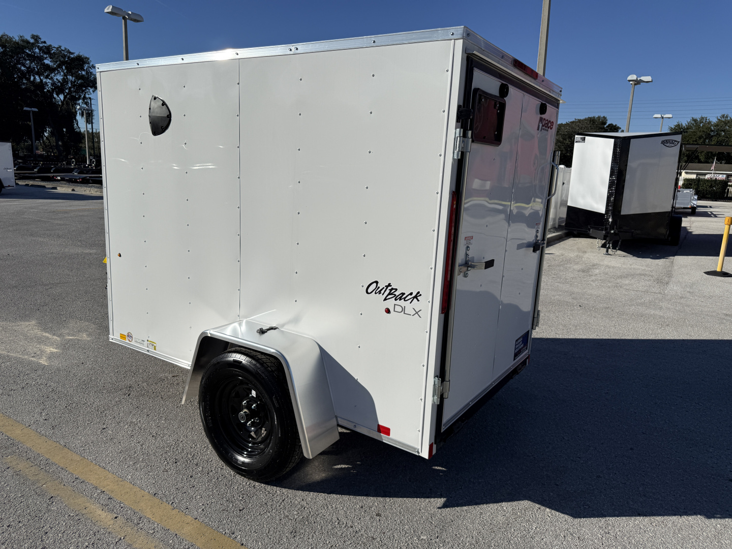 New 2026 Pace American 5x8 Rear Ramp Door 3K Cargo / Enclosed Trailer