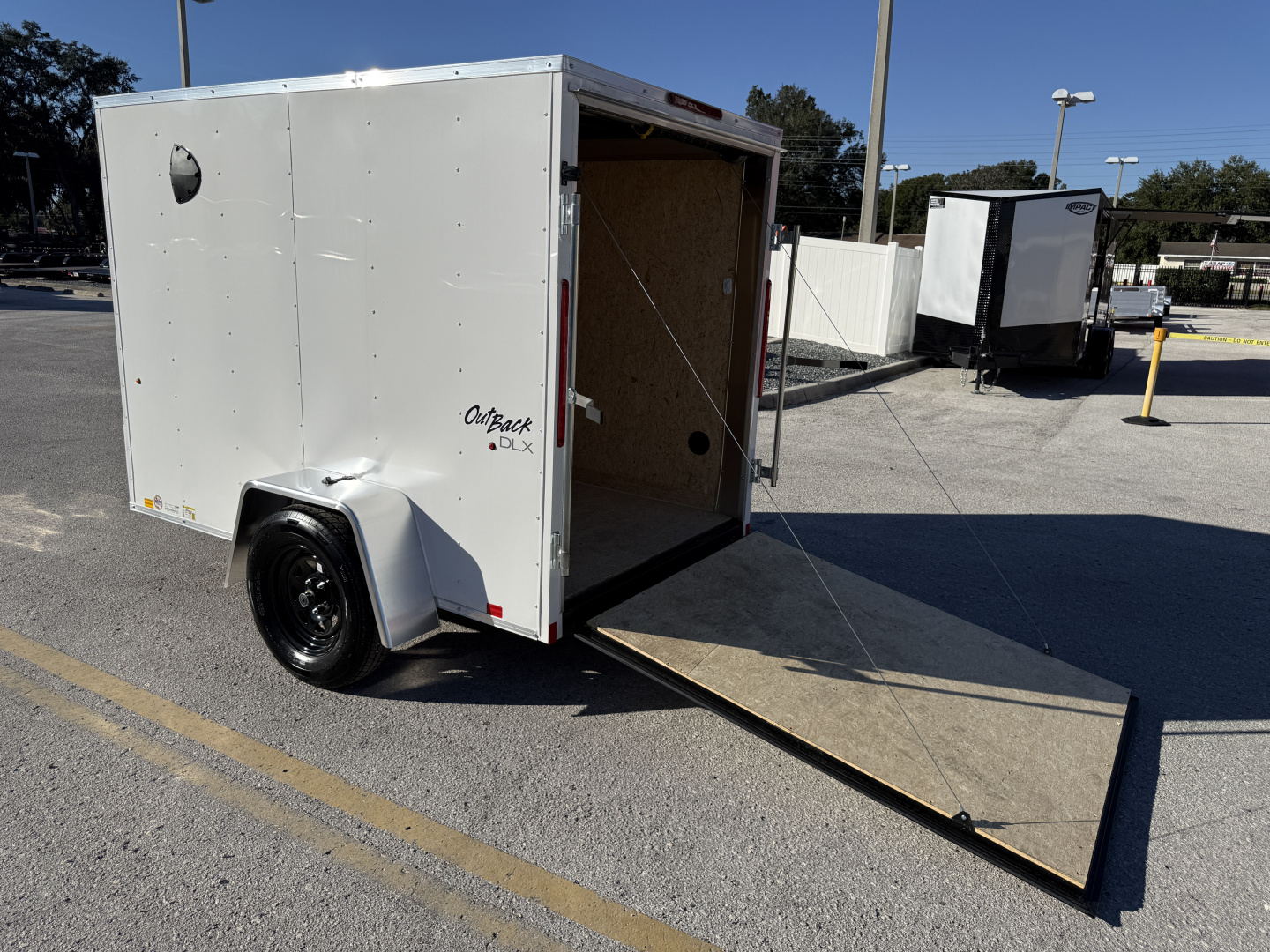 New 2026 Pace American 5x8 Rear Ramp Door 3K Cargo / Enclosed Trailer