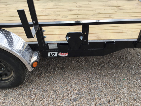 New 2026 PJ 77"x12' Single Axle Utility Trailer - U7
