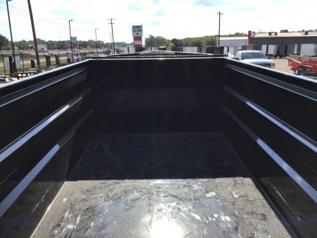 New 2026 PJ 83"x14' GN Tandem Axle Low Pro Telescopic Dump w/ 48" Sides – DT