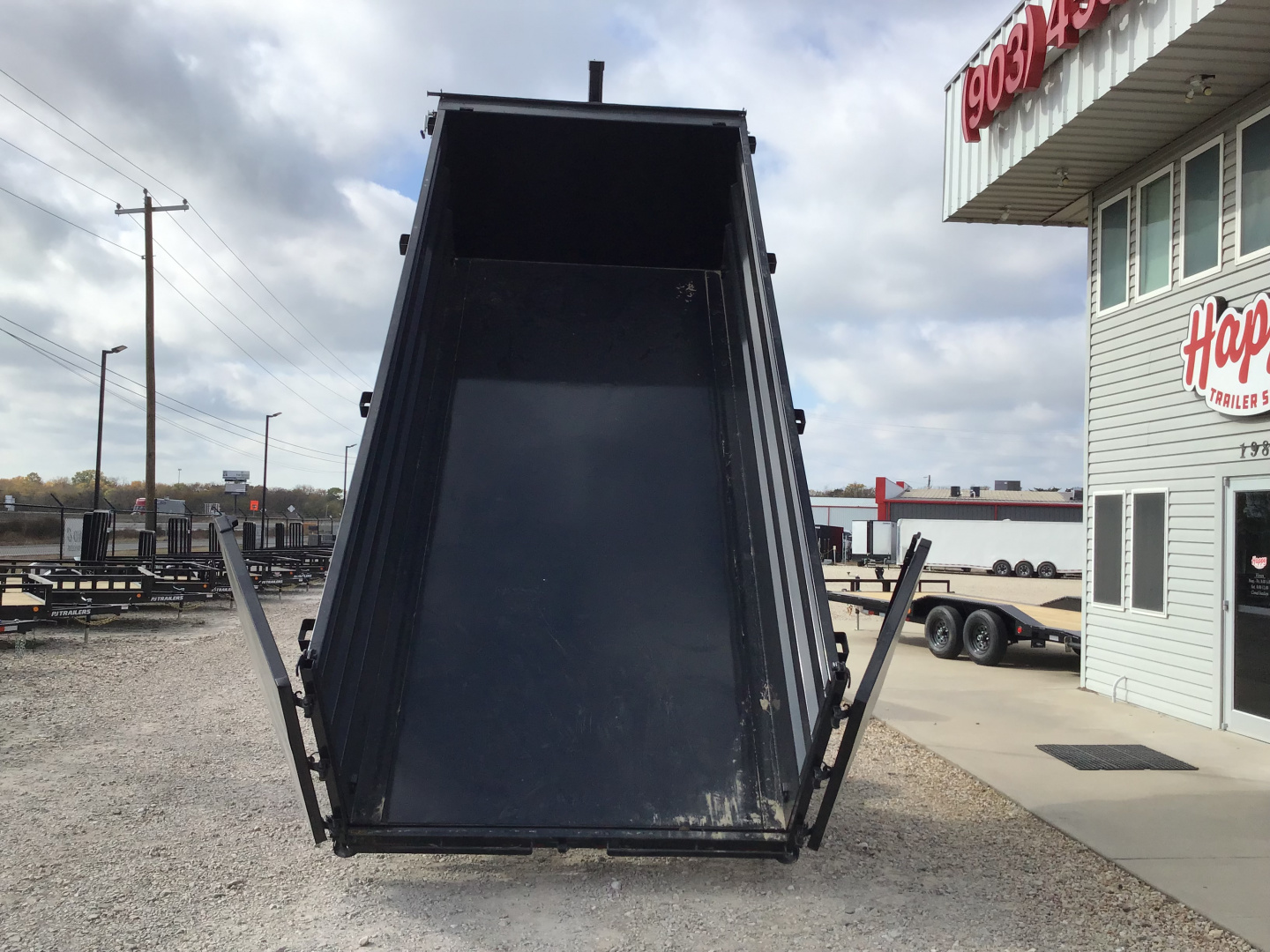 New 2026 PJ 83"x16' GN Tandem Axle Low Pro Telescopic Dump w/ 48" Sides – DT