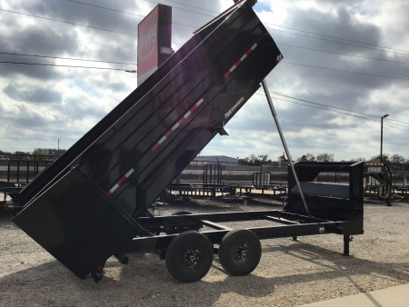 New 2026 PJ 83"x16' GN Tandem Axle Low Pro Telescopic Dump w/ 48" Sides – DT