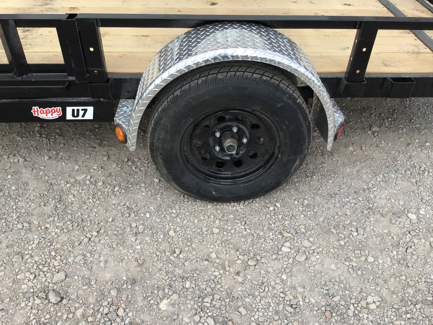 New 2026 PJ 77"x12' Single Axle Utility Trailer - U7