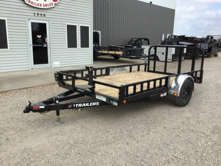 2026 PJ 77"x12' Single Axle Utility Trailer - U7
