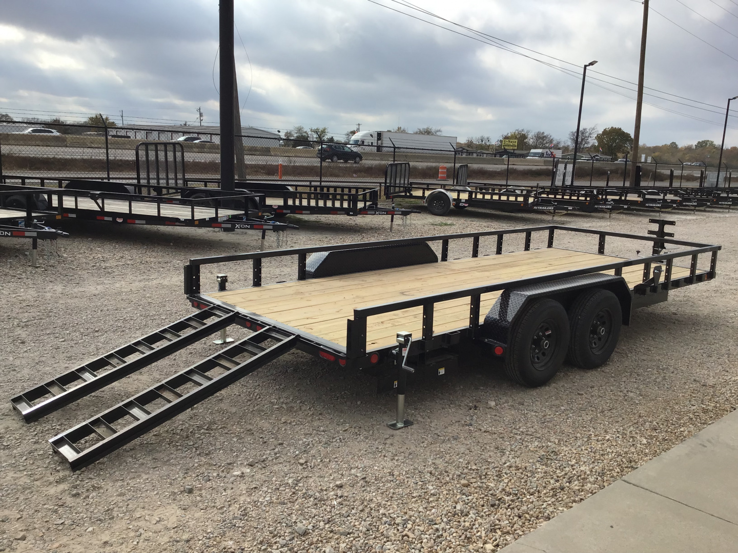 New 2026 PJ 83"x18' Tandem Axle Utility Trailer - UL