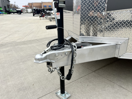 New NEW 2026 Formula Triumph ALUMINUM 8.5x24 +V, 7’ TALL, WHITE Interior, QUALITY Enclosed Rear Ramp Car Hauler Cargo Trailer