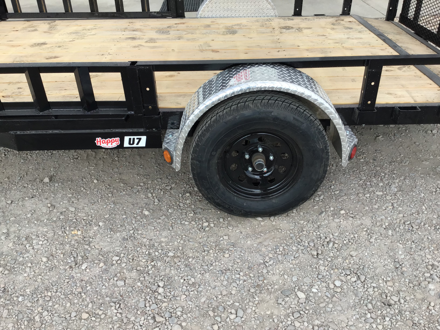 New 2026 PJ 77"x12' Single Axle Utility Trailer - U7