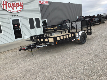 2026 PJ 77"x12' Single Axle Utility Trailer - U7