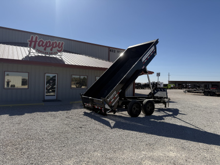 New 2026 PJ 83"x14' BP Tandem Axle Low Pro Telescopic Dump w/ 24" Sides – DT