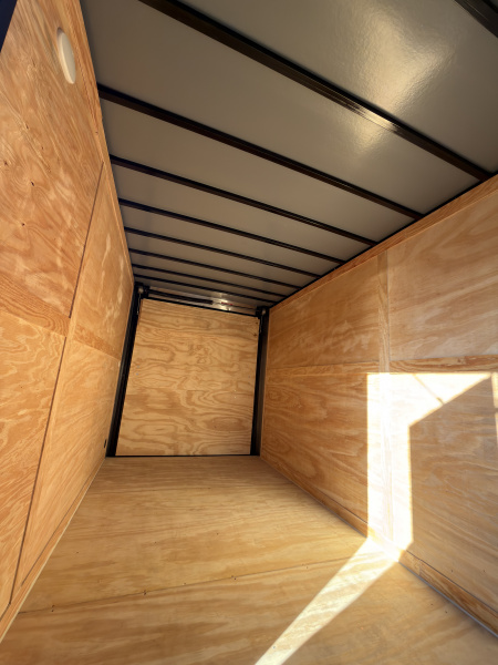 New 2026 Diamond Cargo 7x16TA 7'6" Tall Blackout Edition .080 PolyCor Cargo / Enclosed Trailer