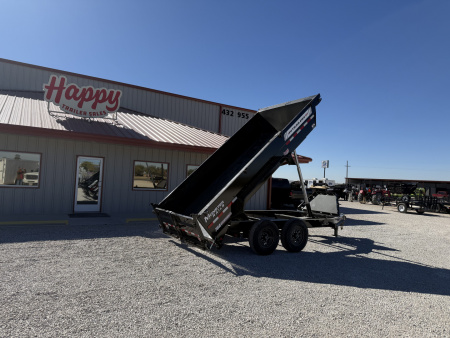 New 2026 PJ 83"x14' BP Tandem Axle Low Pro Telescopic Dump w/ 24" Sides – DT