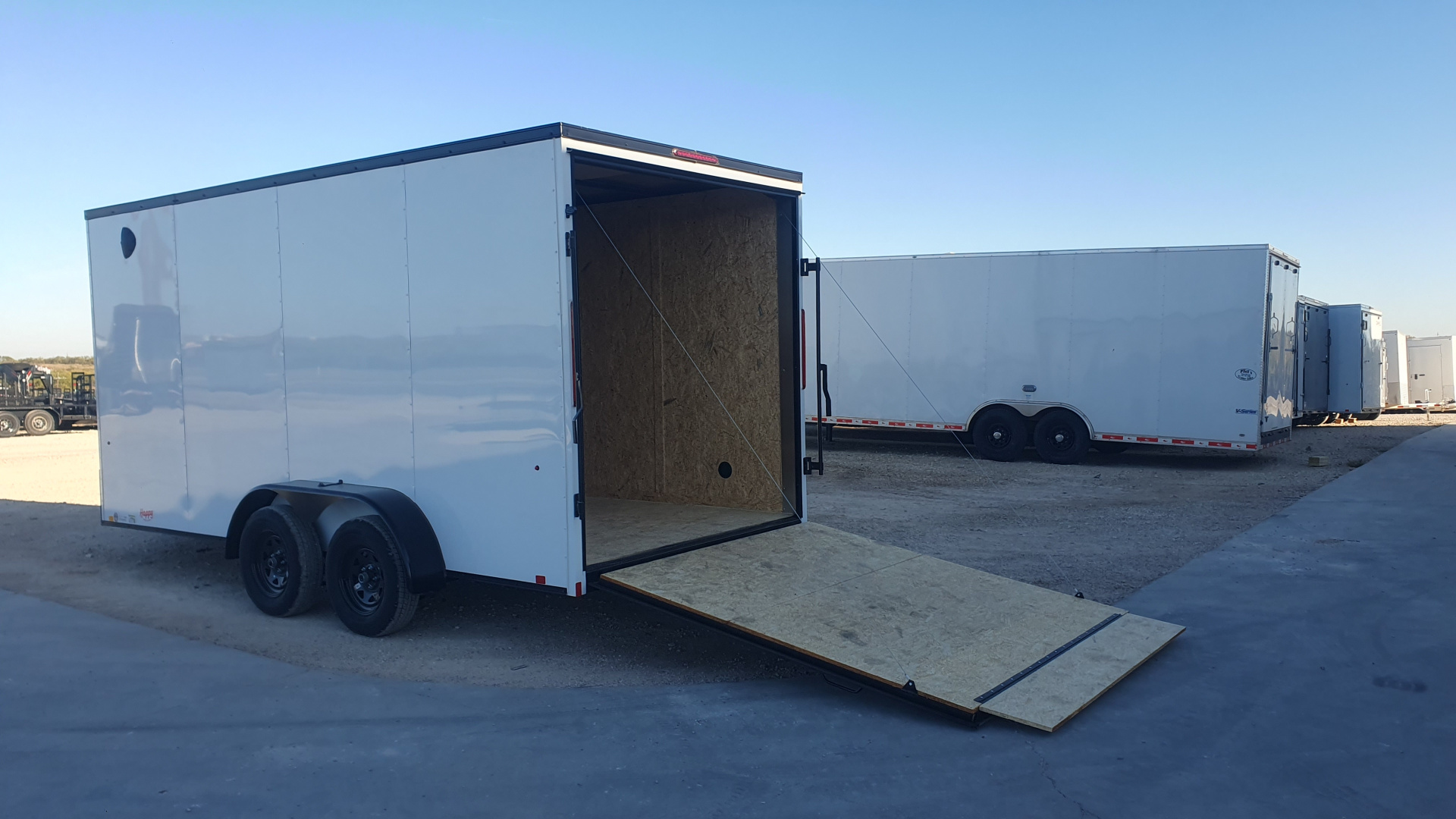 New 2026 Compass 7'x16' Enclosed Cargo Trailer - Indigo DLX