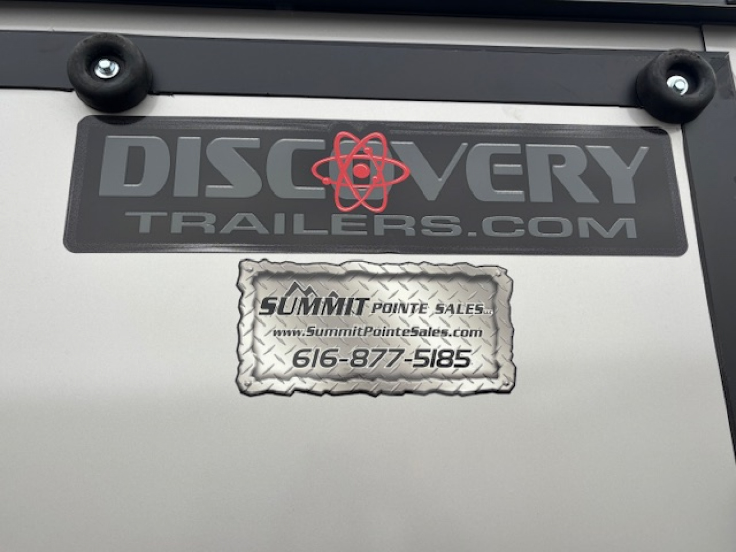 New 2026 Discovery Trailers 6x12 V-Nose Ramp Door