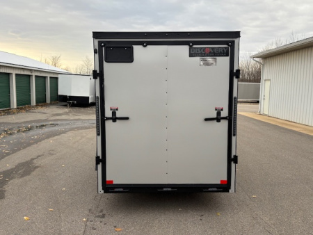 New 2026 Discovery Trailers 6x12 V-Nose Ramp Door