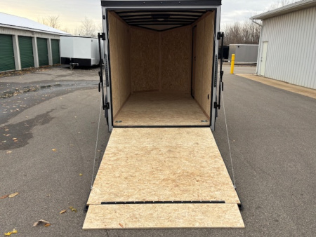 New 2026 Discovery Trailers 6x12 V-Nose Ramp Door