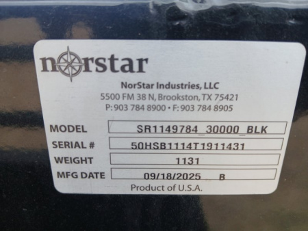 New 2026 Norstar SR Truck Bed