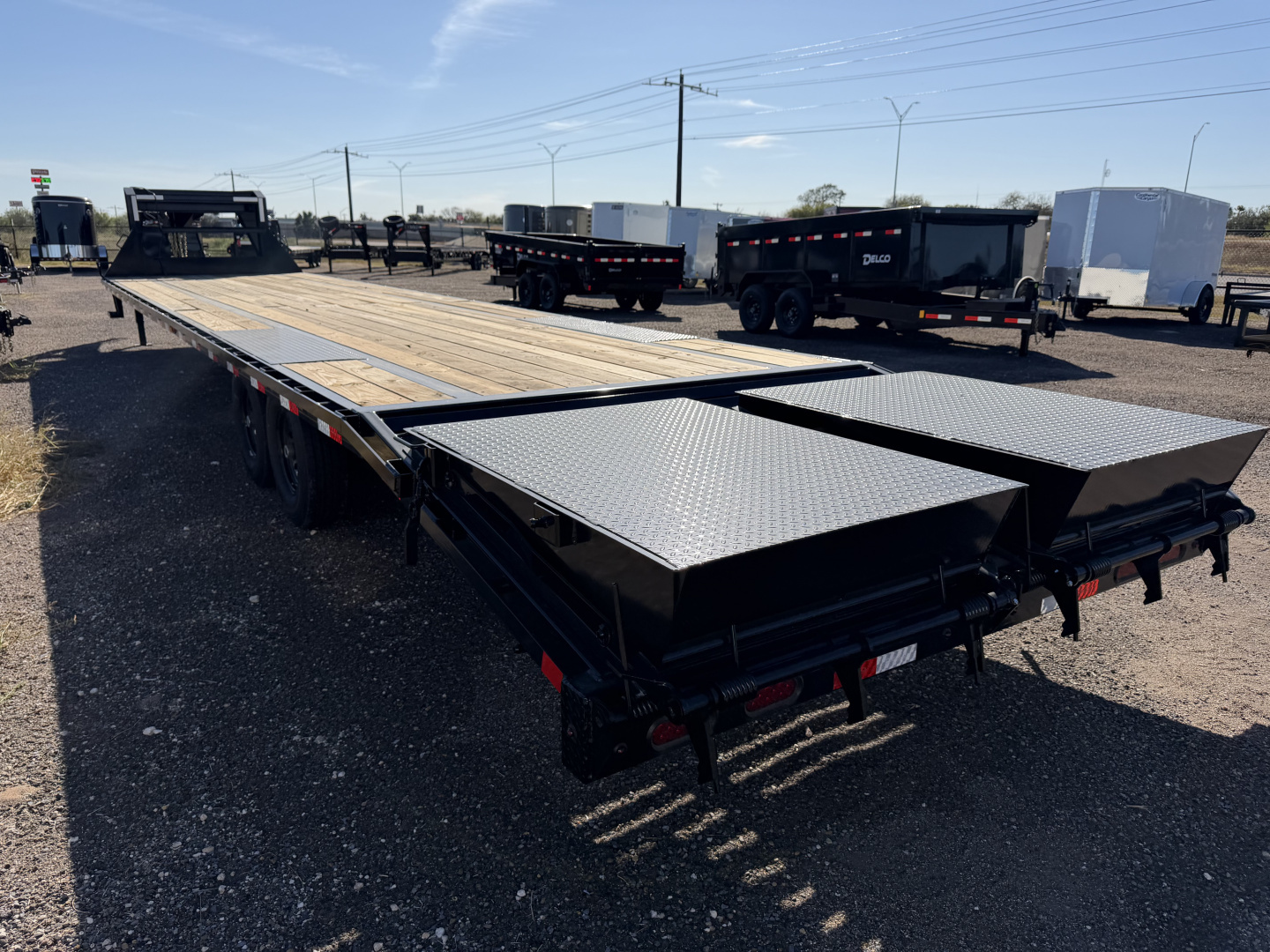 New 2026 Delco Trailers 102x40ft Non CDL Flatbed Trailer