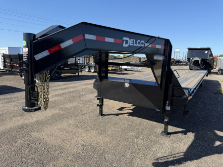New 2026 Delco Trailers 102x40ft Non CDL Flatbed Trailer