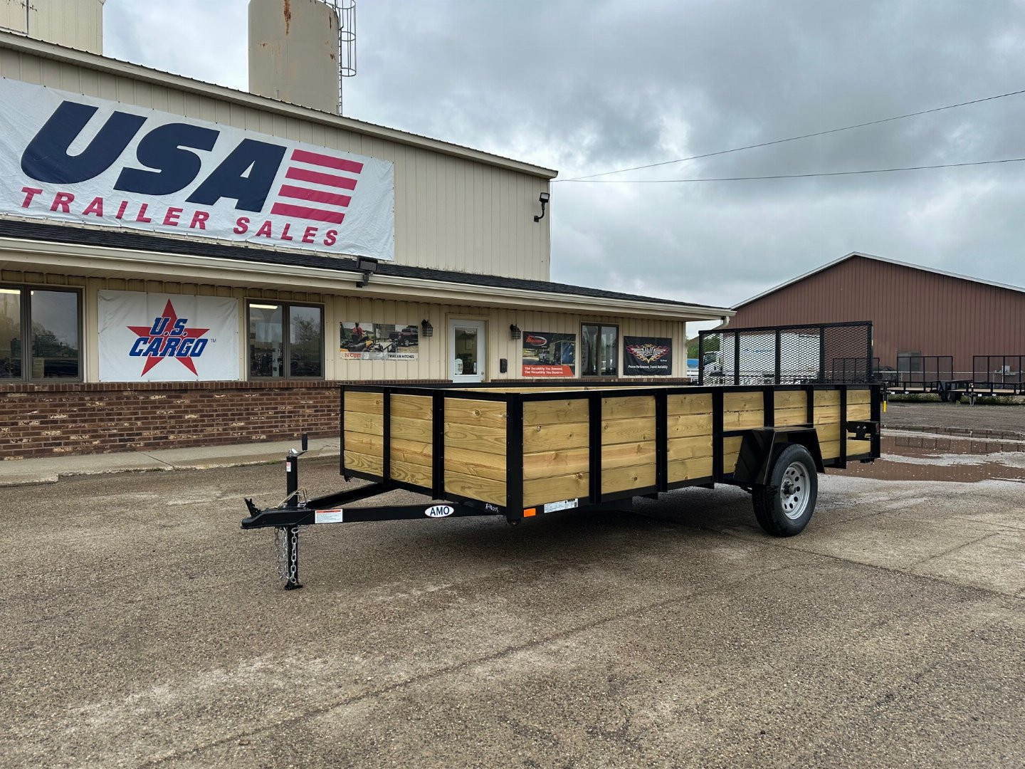 New 2025 AMO 76x14 Woodside 3K Utility Trailer