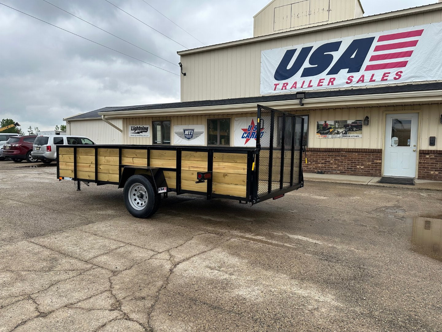 New 2025 AMO 76x14 Woodside 3K Utility Trailer