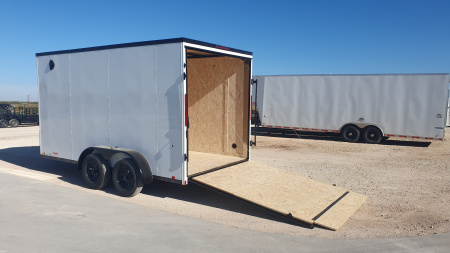 New 2026 Compass 7'x14' Enclosed Cargo Trailer - Indigo DLX