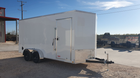 New 2026 Compass 7'x16' Enclosed Cargo Trailer - Indigo DLX