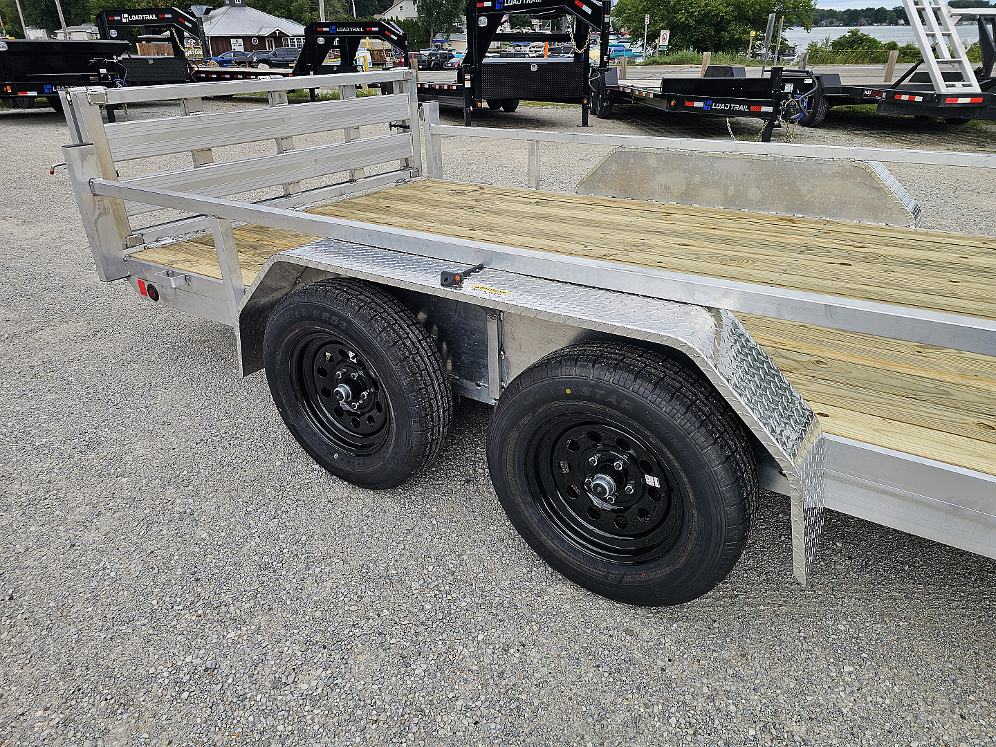 New 2026 ALUMINUM 83X16 UTILITY TRAILER TANDEM AXLE 7000GVWR TORSION Utility Trailer