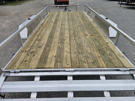 New 2026 ALUMINUM 83X16 UTILITY TRAILER TANDEM AXLE 7000GVWR TORSION Utility Trailer