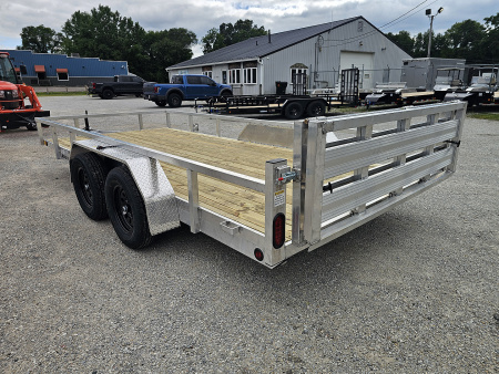 New 2026 ALUMINUM 83X16 UTILITY TRAILER TANDEM AXLE 7000GVWR TORSION Utility Trailer