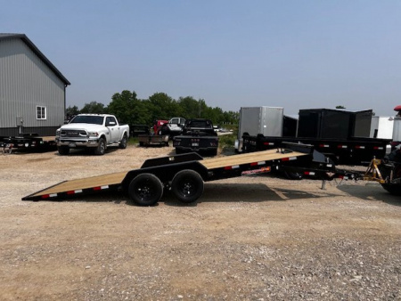 New 2026 H&H Trailers 82"X20' EX 7K SPEEDLOADER POWER TILT Car / Racing Trailer
