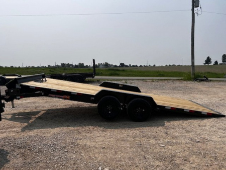 New 2026 H&H Trailers 82"X20' EX 7K SPEEDLOADER POWER TILT Car / Racing Trailer