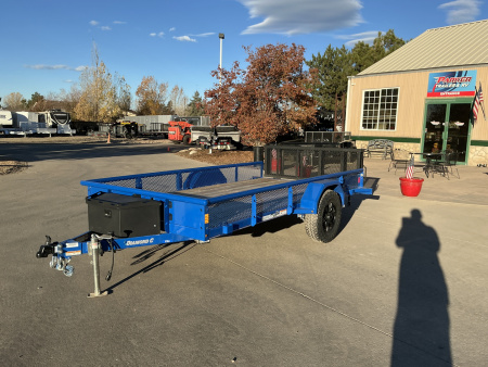 New 6K with Brakes 2026 Diamond C PSA 12X77 Utility Trailer