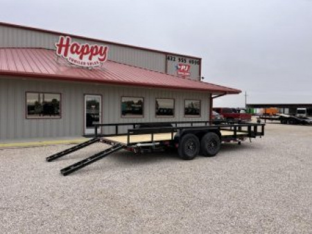 New 2026 PJ 83"x20' Angle Pipetop Trailer – P8