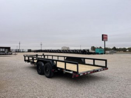 New 2026 PJ 83"x20' Angle Pipetop Trailer – P8