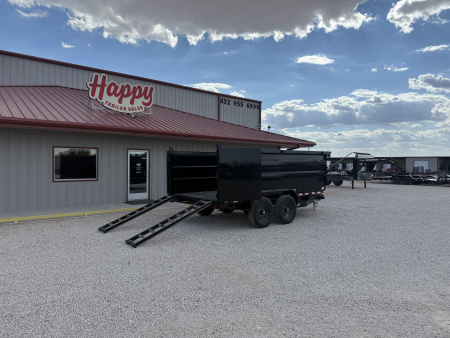 New 2026 PJ 83"x14' BP Tandem Axle Dump w/ 48" Sides – D7