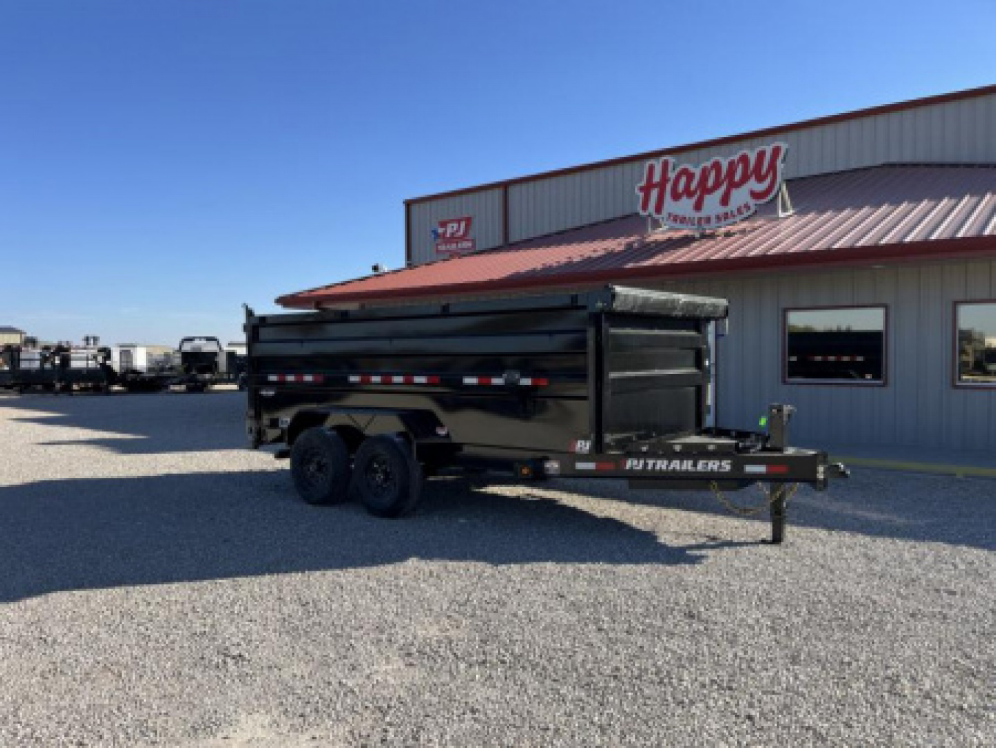 New 2026 PJ 83"x14' BP Tandem Axle Low Pro High Side Dump w/ 48" Sides – DM