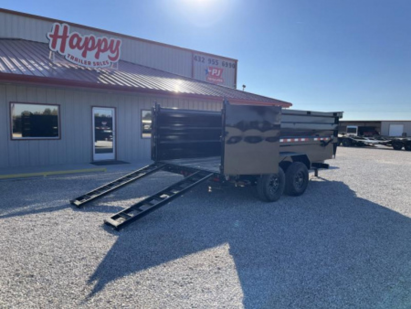 New 2026 PJ 83"x14' BP Tandem Axle Low Pro High Side Dump w/ 48" Sides – DM