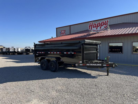 New 2026 PJ 83"x14' BP Tandem Axle Low Pro High Side Dump w/ 48" Sides – DM
