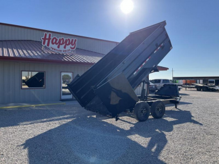 New 2026 PJ 83 x14' BP Tandem Axle Low Pro High Side Dump w/ 48  Sides – DM