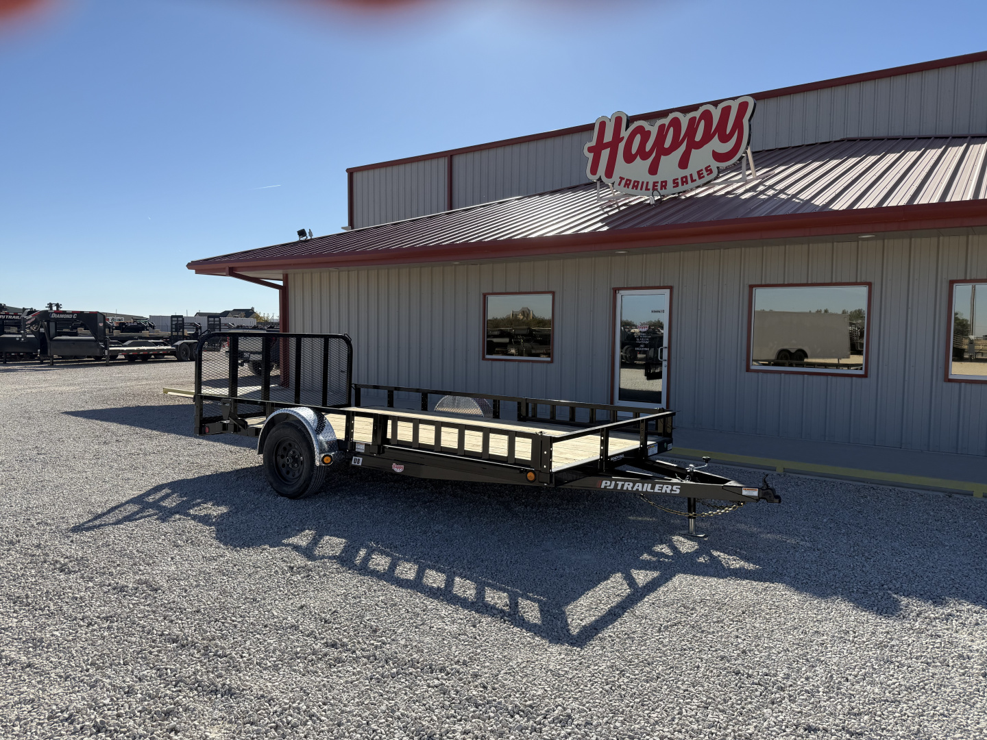 New 2026 PJ 83"x14' Single Axle Utility Trailer - U8