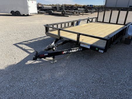 New 2026 PJ 83"x14' Single Axle Utility Trailer - U8