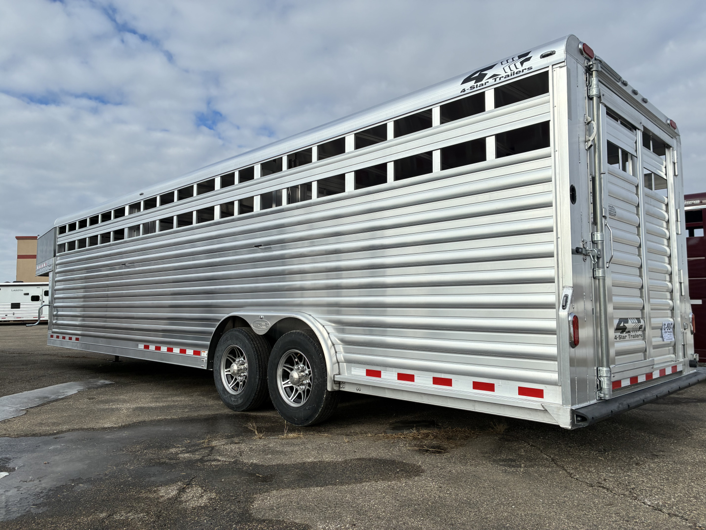 New 2027 4-Star 30' x 8' Stock Trailer