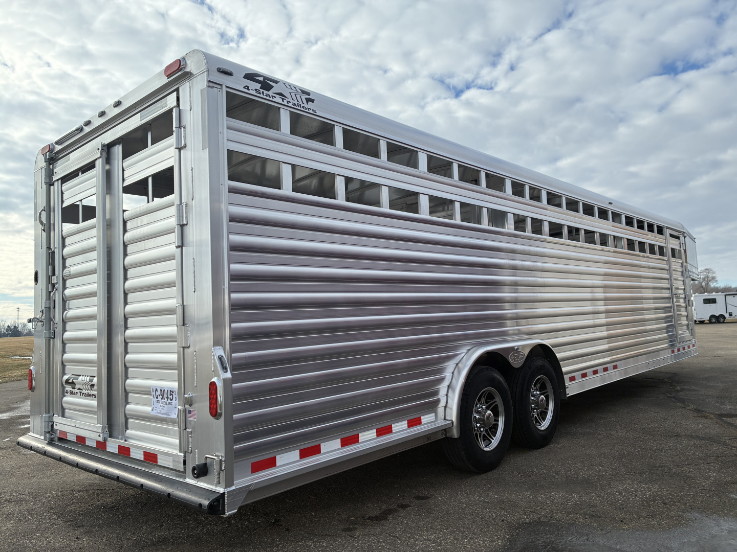 New 2027 4-Star 30' x 8' Stock Trailer