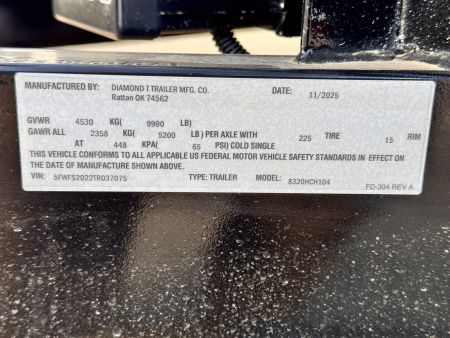 New 2026 Diamond T 7-20 Heavy Car Hauler 10K GVWR