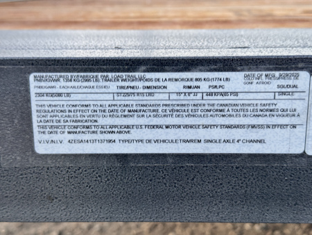 New 2026 Load Trail BLACK FRIDAY 6.5-14 SXS Trailer