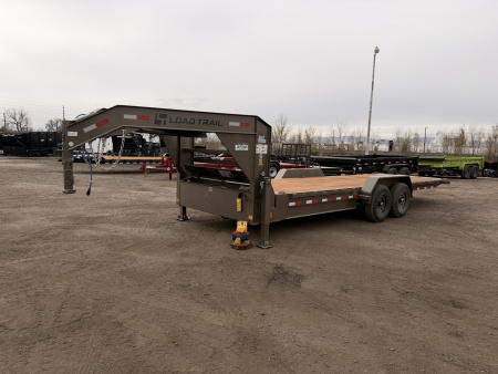 New 2026 Load Trail BLACK FRIDAY 7-24 Single Wheel Gooseneck Tilt Equipment Hauler 14K GVWR