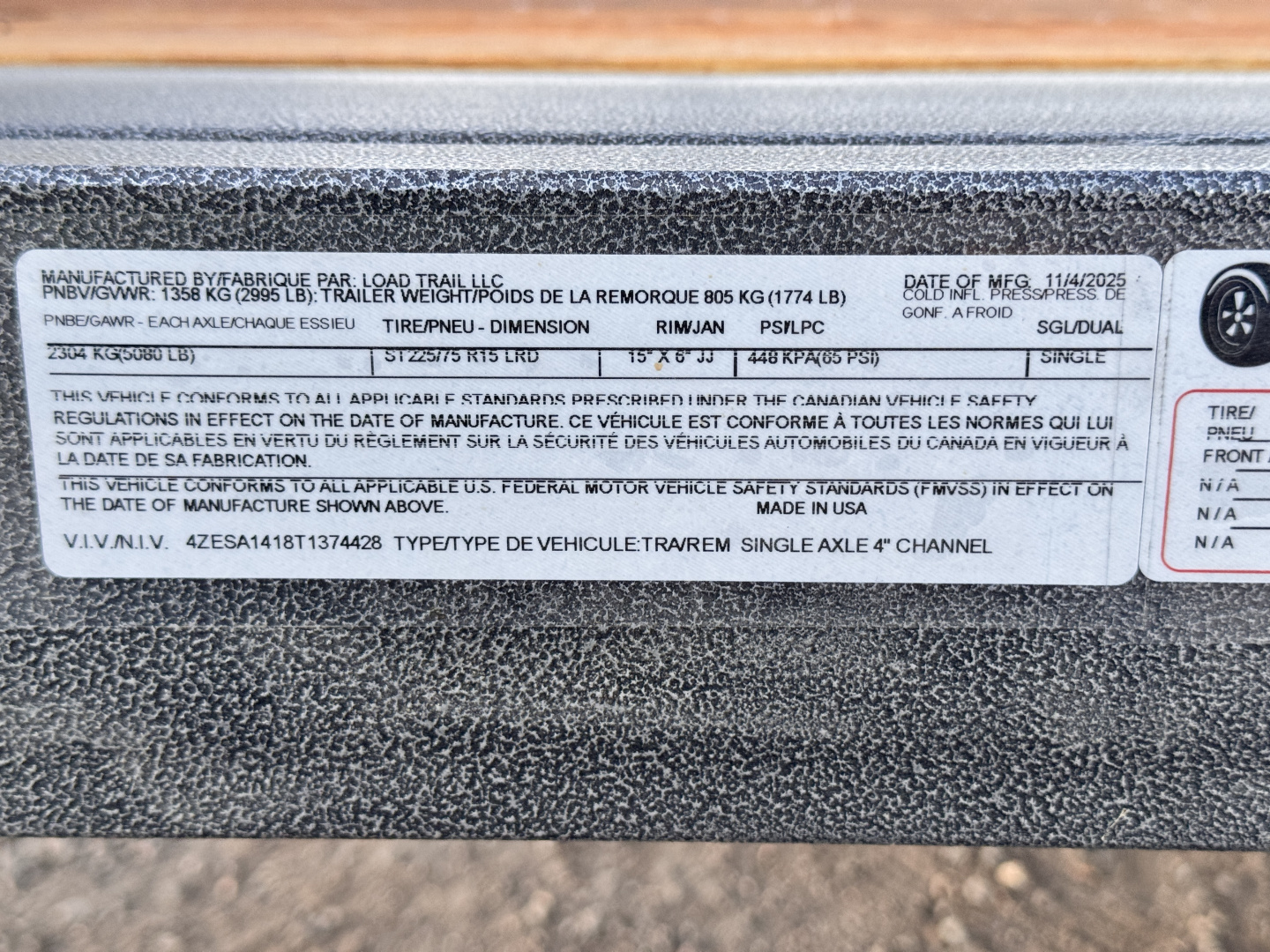 New 2026 Load Trail BLACK FRIDAY 7-14 SXS Trailer