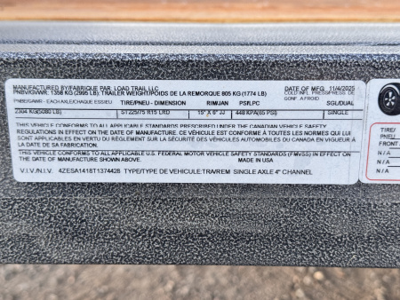 New 2026 Load Trail BLACK FRIDAY 7-14 SXS Trailer